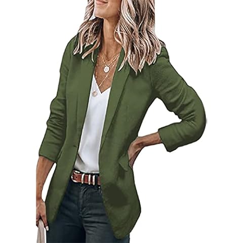Blazer EFOFEI Femme Vert Armée Cover