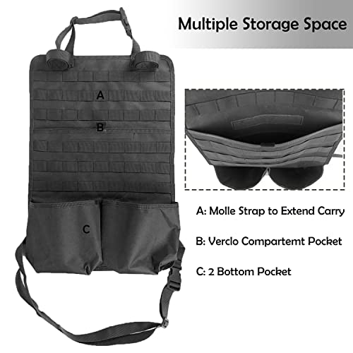 Molle Seat Back Organizer Molle Panel With Truck Gun Rack Tactical Seat Covers For Car Seat Protector Universal Fit Suv Truck Pickup F150 F250 #TOP4