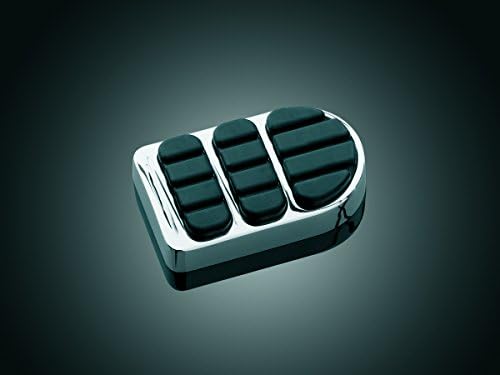 Kuryakyn 8029 Motorcycle Foot Control: ISO Brake Pedal Pad for 1984-2019 Harley-Davidson FX & XG Motorcycles, Chrome