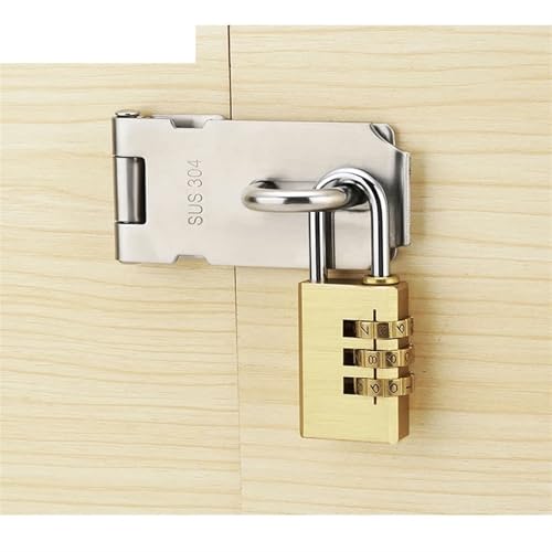 Cadenas pour casier de gym sans clé à combinaison en laiton durable