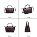 Fashion Colorblock Crossbody Bags for Women, Mini Shoulder Handbags Top Handle Square Purses with Adjustable Strap (Green)