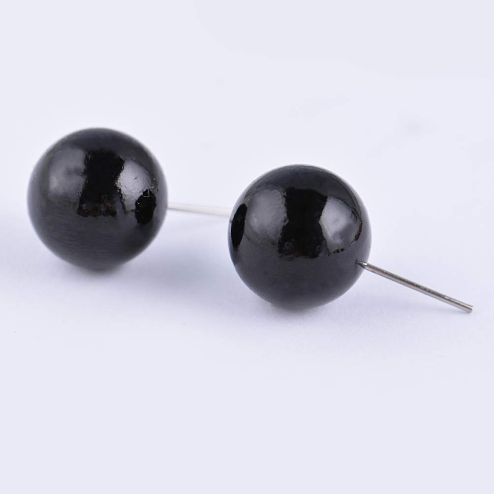 200 Stück Sicherheitsaugen Für Plüschtiere - Schwarze Kunststoffaugen 6mm Bastelzubehör