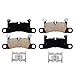 Detroit Axle - Brake Pads for Volkswagen 2011-2017 Touareg 2011-2016 Porsche Cayenne Front and Rear Ceramic Brake Pads with Hardware Kit 2012 2013 2014 2015 Replacement