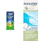 Termatuss Jarabe para la Tos con Miel y Complejo a Base de Plantas, Sin Gluten y 100% Natural, 128 g + Rhinomer, Spray Nasal Descongestionante, para Adultos y Niños a Partir de 6 Años, 20 ml
