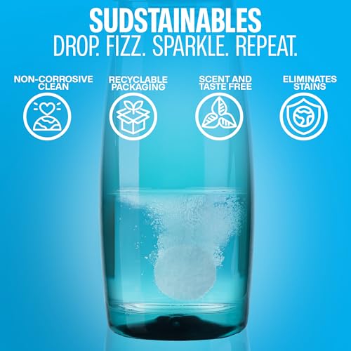 Image of Sudstainables Sojourner Bags Water Bottle Cleaning Tablets - 36 Pack, Biodegradable, Chlorine & Odor Free, Hydration Bladder And Water Bottle Cleaner Tablets, Removes Stubborn Stains & Odors