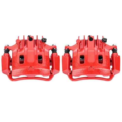 Image of SCITOO Rear Left+Right Brake Calipers With Bracket 18-B4752 18-B4753 Compatible For Ford For Excursion 2000-2005 For Ford For F-250 Super Duty 2000-2004 For Ford For F-350 Super Duty 2000-2004