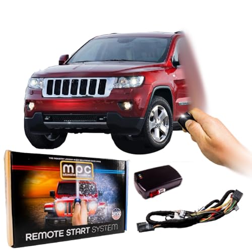 MPC Complete Factory Remote Activated Remote Start Kit Compatible with 2008-2010 Jeep Grand Cherokee - Prewired - w/T-Harness