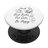 Funny Cat & Book & Tea Lover Book Worm Shirts