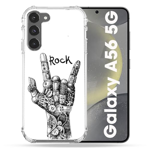 Coque Samsung Galaxy A56 5G Musique Rock Main Cokitec renforcée antichoc