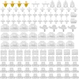 Contenu de l'emballage : 124 clips de fixation : 20 clips (dans la planche), 26 clips (dans la planche), 12 clips (dans la planche), 30 clips (dans la planche), 16 clips (dans la planche), 4 clips (dans le corps), 2 clips (dans le corps). 4 clips (dans la planche), 4 supports (dans la planche), 4 supports (dans le boîtier), jaune