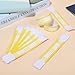 100PCS Yellow Money Bands for Cash, Self Sealing Cash Currency Straps, Money Wrappers for Bills, Money Straps for Supermarket Bank Currency Organize