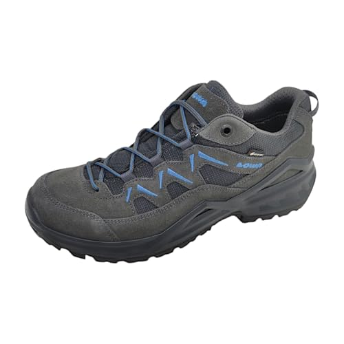 Lowa SIRKOS EVO GTX LO Sportschuhe Herren Wanderschuh Schwarz Freizeit, Schuhgröße:EUR 46.5 | UK 11.5