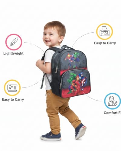 Image of Stylbase 15 Inch 3D Cartoon School Bag for Boys & Girls | Waterproof Lightweight Polyester Kids Backpack with Bottle Pocket | Ideal School Bags for Kids Nursery, LKGClass (3-5 Years)