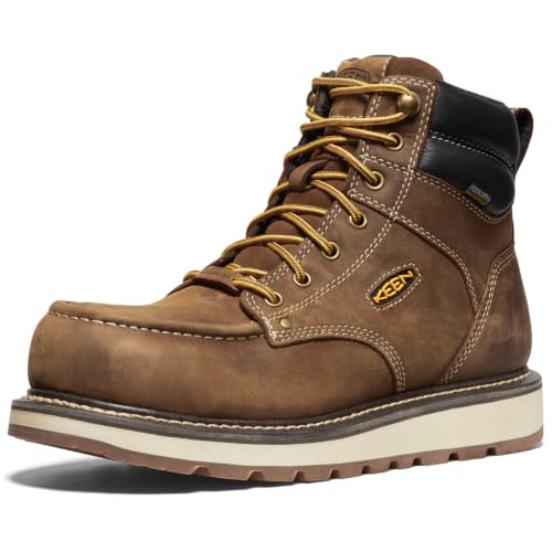 KEEN Utility Cincinnati 6' Carbon Fiber Toe Waterproof Belgian/Sandshell 11.5 D (M)
