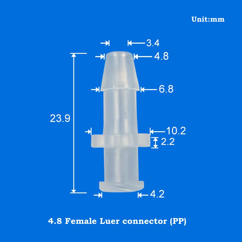 10258 Adapter, 1/4 in Male Flared x 1/2 in Male NPTF, Brass (2 Pack)