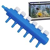 Válvulas Para Mangueras De Aire En La Reserva De Distribución Del Acuario Para Bombas De Aire En Acuarrio, Válvula De Palanca Para Controlar El Acuario De Flujo De Airre, El Adaptador De Distribuidor