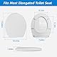 Toilettendeckel mit Absenkautomatik,WC Sitz Quick Release Funktion und Softclose - Einfache Montage Klodeckel aus Duroplast Toilettensitz,Antibakteriell,bis 250 kg, Abnehmbar,Klobrille Oval