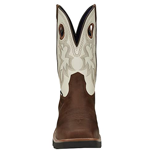 Tony Lama Men's Fireball 11" Composite Toe Waterproof Sqaure Toe Work Boot2