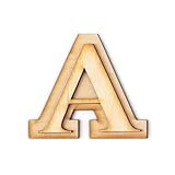 Decorative Wooden Greek Letters (Double Layer) (ALPHA)