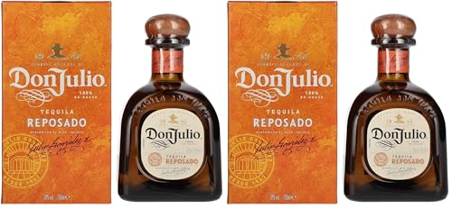 DON JULIO tequila reposado, 700 ml (Paquete de 2)