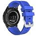 Produktbild MoKo Armband Kompatibel mit Samsung Galaxy Watch 3 45mm/Galaxy Watch 46mm/Gear S3 Frontier/Classic/Huawei Watch GT2 Pro/GT/GT2 46mm, 22mm Silikon Ersatzarmband, Königblau