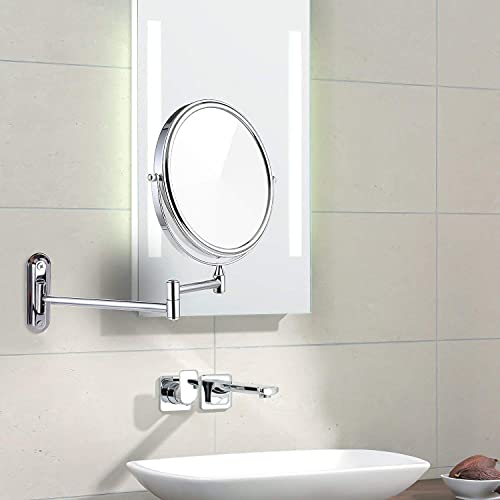 Miroir de maquillage mural extensible pour ne plus rater son rasage de près