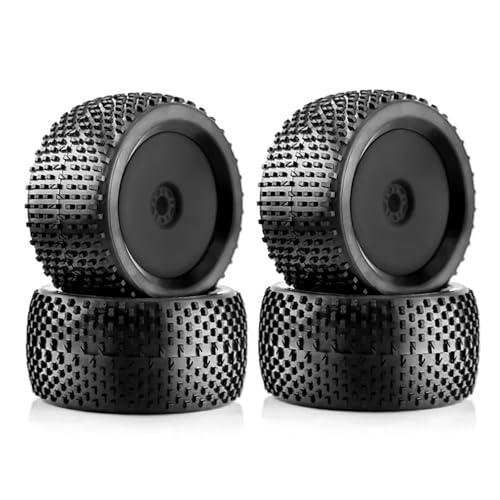Pneus RC 1/8 tout-terrain anti-dérapage 140mm avec jantes robustes hexagone 17mm