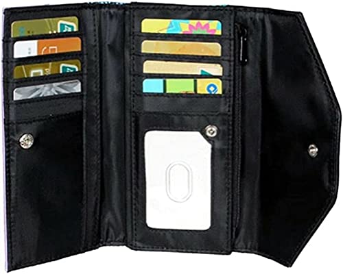 TCB Creations Classic Nightmare Christmas Sally and Jack Lovers Envelope Clutch Wallet - Unisex Adults - Faux Leather - Black - Modern Clutch - Zipper - RFID Protected3