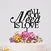 All You Need Is Love Wedding Cake Toppers Anniversary Cake Toppers Mr & Mrs Wedding Cake Topper Married Cake Topper Acrylic Black Cake Topper Bride Gift Couple Wedding Cake Topper