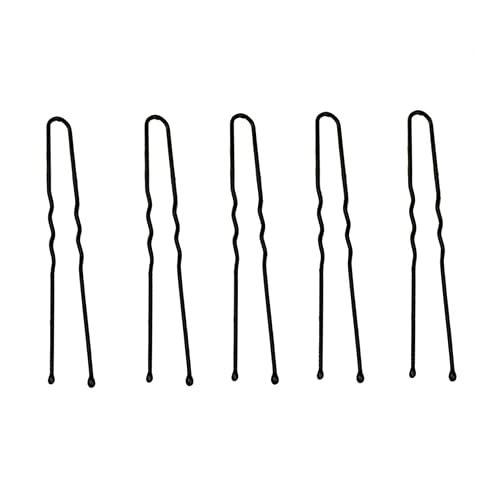 100pcs U-shaped Hairpins for Women Elastic Bobby Pins with Ball