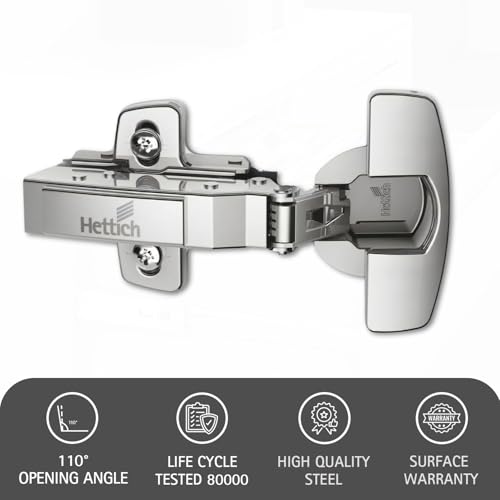 Image of Hettich Sensys Hinges, Sensys 8645I - (Thickness 24mm) 16 Crank