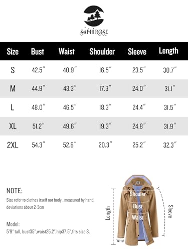 Chaqueta impermeable larga cortavientos con capucha para mujer exterior 6