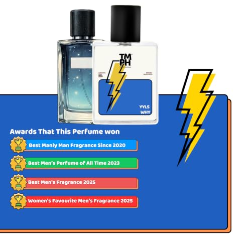 Image of TMPerfumehouse Yyls WHY EDP for Men | Fresh, Amber & Long Lasting Perfume Spray | Warm Spicy, Fruity & Woody Fragrance | Luxury Gift for Him | TMPH | 50ml