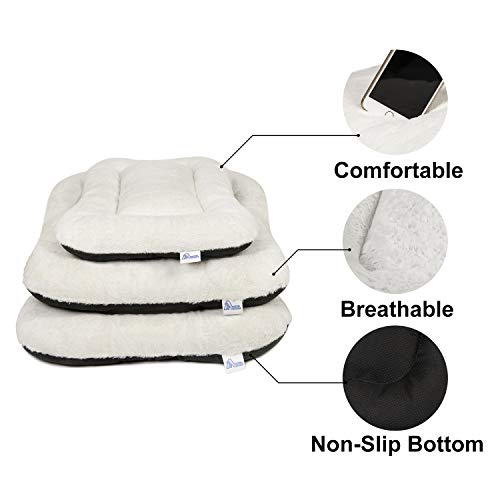ANWA Large Dog Bed Pet Cushion Crate Mat Soft Pad Washable Dog Bed for Extra Large Dog - Thumbnail 4
