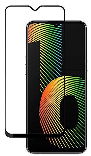 Image of VZZR?'s D+ / 11D Tempered Glass for Realme Narzo 10 / Realme Narzo 10A Screen Protector Guard Edge to Edge 9H Hardness 2.5D Curved Full Glue Cover /Case Friendly Temper Glass with Installation Kit