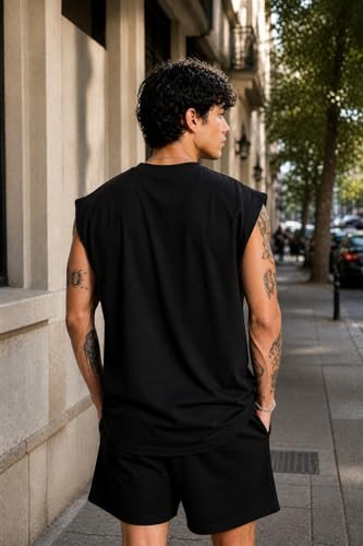 Image of Printed Men's Polycotton Relax Fit Round Neck Half Sleeve T-Shirt for Casual & Gym Wear