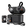 Hollyland Lark M2S Combo (Camera RX+USB-C RX+ Lightning Cable) Wireless Microphone for iPhone/Camera/Android/PC, Titanium Clip, Noise Cancelling, 30H Use, Vlog, Interview, Content Creation