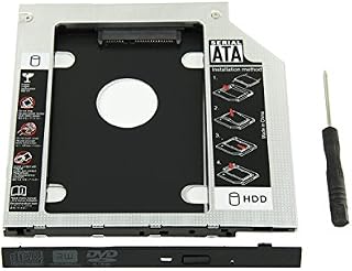 HIGHFINE Universal 9.5mm SATA to SATA 2nd SSD HDD Hard Drive Caddy Adapter