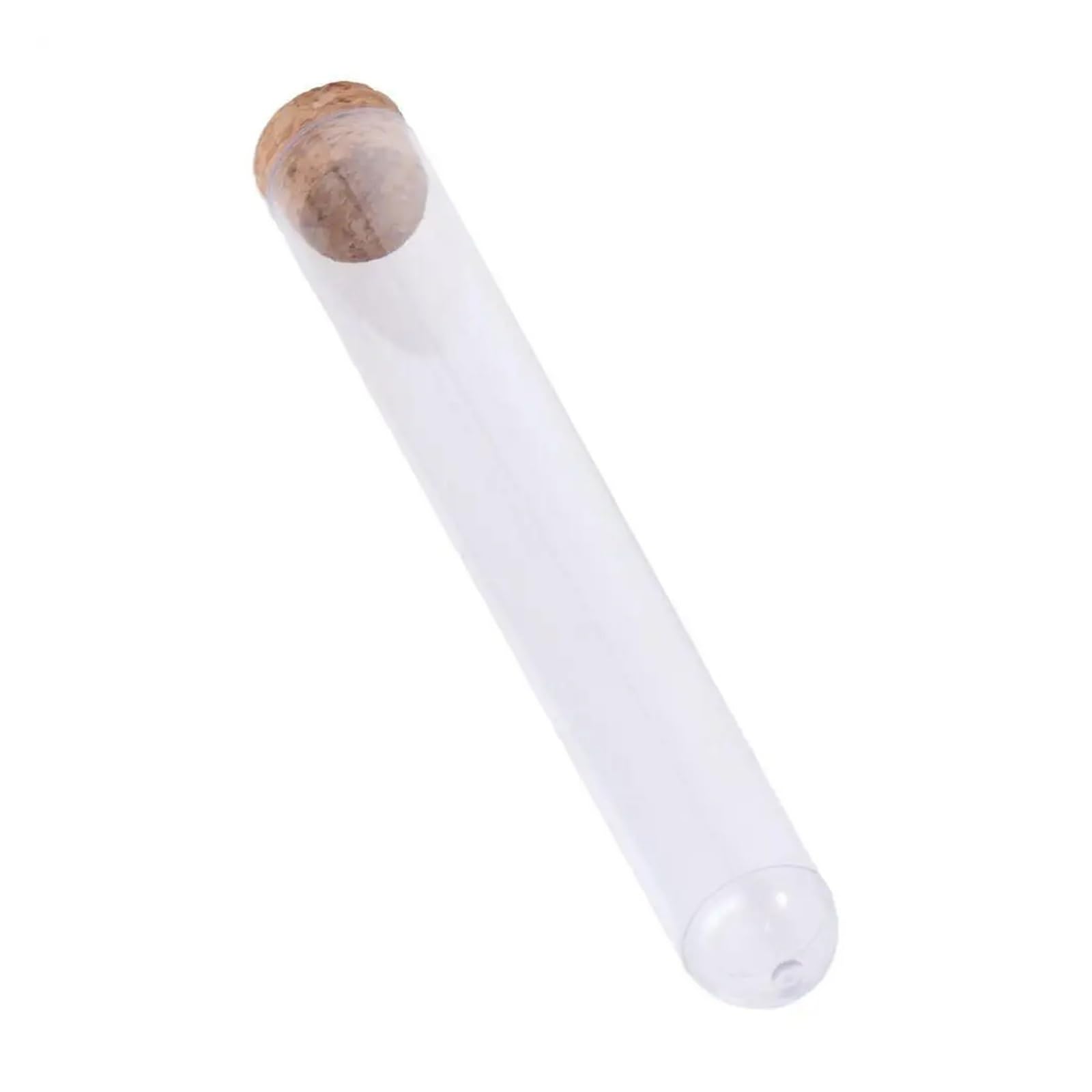 yingyingjia Decorazioni for espositori di campioni con tappi di sughero, provette di plastica con base rotonda, contenitore for esperimenti scientifici(20x150mm-10pcs)