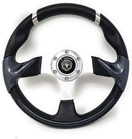 Boat Steering Wheel W/Adapter 3 Spoke Boats With A 3/4" Tapered Key Marine"