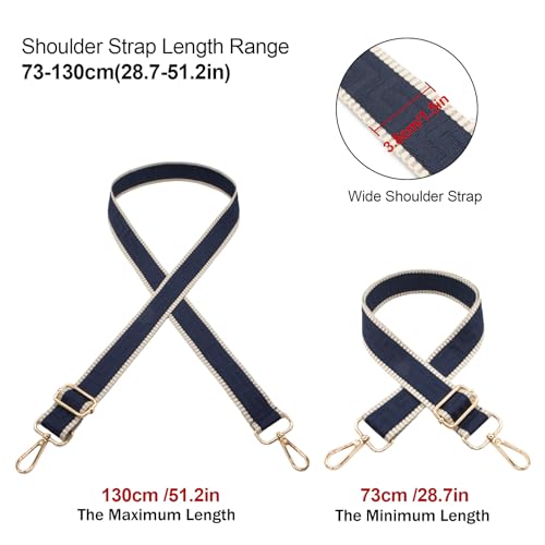 Image of Long Keeper Purse Strap Wide 3.8cm Shoulder Strap Crossbody Bag Strap Replacement Adjustable Guitar Straps for Women Handbags