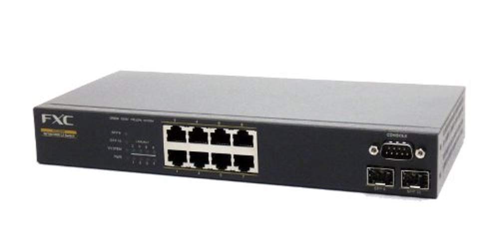 Amazon | FXC 10ポート 10/100/1000Mbps L2管理機能付スイッチ