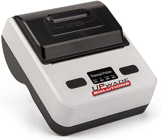 Upwade 80mm (3 Inches) Direct Thermal Printer USB + Bluetooth + Rechargable Battery (Receipt)