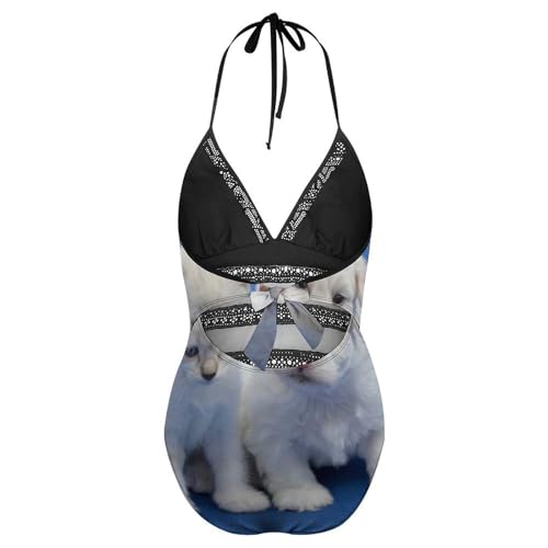 Monokini costume de natation chaton et chiot pour masquer les complexes - 5