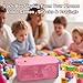 Lockable Storage Box,Medicine Safe Case Container,Refrigerator Lockbox for Personal Private Items,Medicines,Food,Snacks,Locking Cell Phone Smart Device Jail,Small Lock Box for Office,Home (Berry)