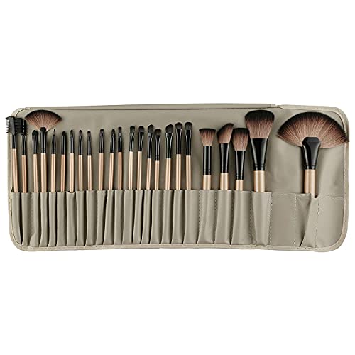 Pinceaux de maquillage : ensemble de 24 accessoires pour un maquillage réussi à la maison