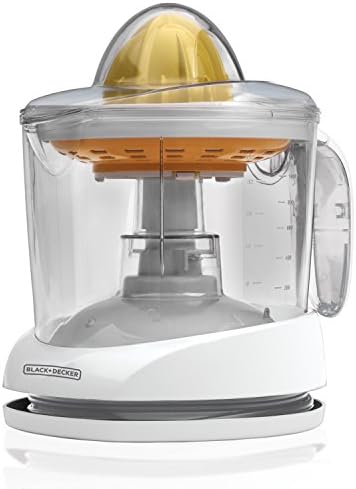 BLACK+DECKER 32oz Citrus Juicer, White, CJ625