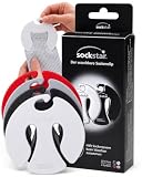 Sockstar Sockenclips Black & White - Family Pack = 20 Clips in 4 Design-Farben