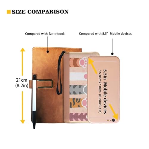 Women's Zip Around Wallet Cartoon Cat Paw Print Wristlet PU Leather Waterproof Durable Clutch Wallet Large Capacity Credit Card Holder Travel Business Dating Coin,Cash Pocket2