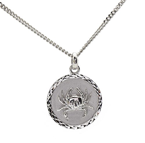 Collana con ciondolo delicato del segno zodiacale della Bilancia in oro massiccio 14 carati - Italia Collana con ciondolo delicato del segno zodiacale della Bilancia in oro massiccio 14 carati - Italia
